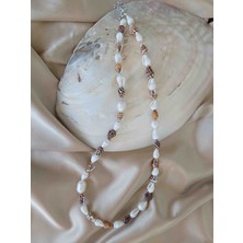 By Song Jewelry Deniz Kabuklu Gerçek Incili Kolye