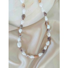 By Song Jewelry Deniz Kabuklu Gerçek Incili Kolye