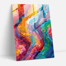 Painted Anarchy Dönen Ekspresyonizm Cam Sanatı - Ekspresyonizm, Modern Sanat, Cam Sanatı, Ev Dekorasyonu, 30X45