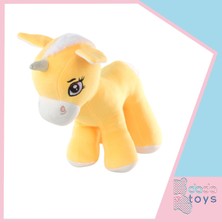 Dada Toys Unicorn Boynuzlu Ponny At Peluş Uyku Arkadaşi 34 cm Sari 420105