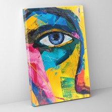 Painted Anarchy Ekspresyonizm Kanvas Tablo Duvar Tablosu - Ekspresyonizm, Kanvas Tablo, Kanvas Tablo, Duvar Sanatı, 30X50