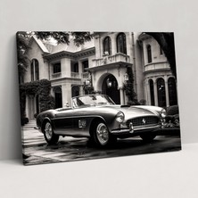 Painted Anarchy Ferrari Kanvas Tablo - Klasik Siyah Beyaz Tablo - Ferrari, Kanvas Tablo, Kanvas Tablo, Duvar Sanatı, 50X30