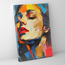 Painted Anarchy Cesur Renk Ekspresyonizm Duvar Tablosu - Ekspresyonizm, Duvar Sanatı, Kanvas, Ev Dekorasyonu, 30X50