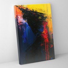 Painted Anarchy Ekspresyonizm Sanat Kanvas Tablo - Ekspresyonizm, Dışavurumcu Fırça Darbeleri, Yoğun Dokular, Duvar Sanatı, 30X50