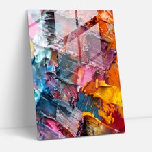 Painted Anarchy Soyut Aksiyon Resim Ev Dekorasyonu - Aksiyon Resim, Dokulu Boya, Duvar Dekorasyonu, Cam Sanatı, 30X45