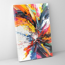 Painted Anarchy Dışavurumcu Aksiyon Boyama Duvar Dekorasyonu - Aksiyon Boyama, Aksiyon Boyama, Ev Dekorasyonu, Duvar Dekorasyonu, 30X50