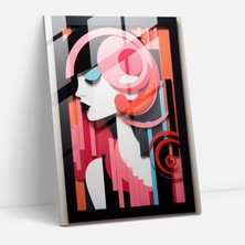 Painted Anarchy Geometrik Barbie Cam Baskı - Barbie, Desenler, Benzersiz Şekiller, Siluet, 30X45