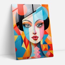 Painted Anarchy Barbie Cam Baskı - Barbie, Geometrik Şekiller, Cam Duvar Sanatı, Duvar Dekorasyonu, 30X45