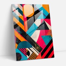 Painted Anarchy Andy Warhol Cam Sanatı - Soyut Geometrik Şekiller - Andy Warhol, Cam Sanatı, Ev Dekorasyonu, Andy Warhol, 30X45