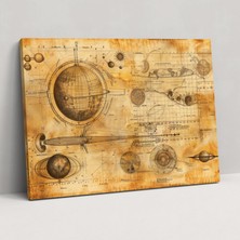 Painted Anarchy Leonardo Da Vinci Wall Art - Leonardo Da Vinci, Canvas, Wall Decoration, Canvas Wall Art, 50X30