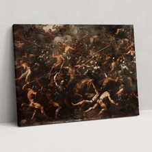 Painted Anarchy Leonardo Da Vinci Canvas Print Wall Art - Leonardo Da Vinci, Leonardo Da Vinci, Wall Decoration, Canvas, 50X30