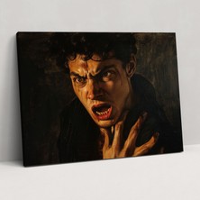Painted Anarchy Caravaggio Tarzı Kanvas Tablo - Caravaggio, Kanvas Tablo, Duvar Sanatı, Kanvas Tablo, 70X50