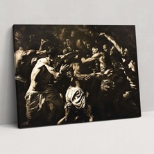 Caravaggio Tarzı Duvar Tablosu - Caravaggio, Duvar Dekorasyonu, Ev Dekorasyonu, Kanvas Tablo, 70X50