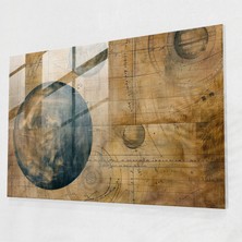 Leonardo Da Vinci Glass Wall Art - Celestial Observations - Leonardo Da Vinci, Home Decoration, Renaissance Art, Astronomy Art, 45X30