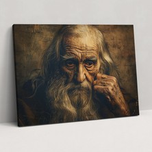Leonardo Da Vinci Canvas Print Wall Art - Leonardo Da Vinci, Home Decoration, Wall Art, Wall Decoration, 50X30
