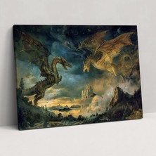 Painted Anarchy Leonardo Da Vinci Wall Art - Leonardo Da Vinci, Canvas Print, Wall Decoration, Canvas Wall Art, 50X30