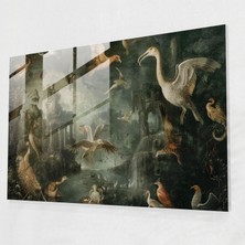 Painted Anarchy Leonardo Da Vinci Glass Print - Mythological Scene - Leonardo Da Vinci, Glass Wall Art, Renaissance Art, Leonardo Da Vinci, 45X30