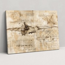 Painted Anarchy Leonardo Da Vinci Canvas Print - Leonardo Da Vinci, Canvas Print, Home Decoration, Canvas, 50X30