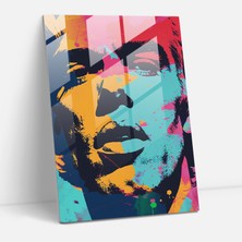 Painted Anarchy Andy Warhol Cam Duvar Sanatı - Tipografi Tasarımı - Andy Warhol, Cam Sanatı, Duvar Dekorasyonu, Ev Dekorasyonu, 30X45