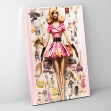 Painted Anarchy Barbie Ikonik Kıyafetler Kanvas Tablo - Barbie, Barbie, Ikonik Kıyafetler, Zamansız Moda, 30X50