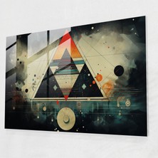 Painted Anarchy Illuminati Cam Baskı - Illuminati, Gizemli Semboller, Cam Duvar Sanatı, Cam Baskı, 45X30
