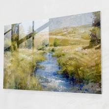 Painted Anarchy Empresyonizm Çayır Cam Duvar Tablosu - Empresyonizm, Duvar Süslemesi, Empresyonizm, Cam Baskı, 45X30