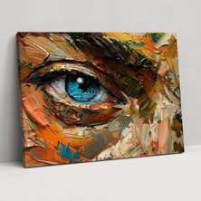 Painted Anarchy Michelangelo Dışavurumcu Portre Duvar Sanatı - Michelangelo, Duvar Sanatı, Kanvas Tablo, Ev Dekorasyonu, 50X30