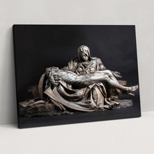 Painted Anarchy Michelangelo Pieta Duvar Sanatı - Michelangelo, Duvar Sanatı, Duvar Dekorasyonu, Michelangelo, 50X30