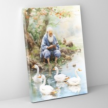 Painted Anarchy Yaşlılar Duvar Sanatı - Yaşlılar, Duvar Sanatı, Kanvas Tablo, Yansıma, 30X50