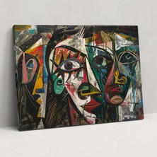Painted Anarchy Yüksek Kaliteli Pablo Picasso Duvar Tablosu - Pablo Picasso, Kanvas Tablo, Duvar Sanatı, Duvar Dekorasyonu, 50X30