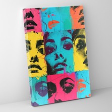 Painted Anarchy Warhol'dan Esinlenen Popart Kanvas Tablo - Popart, Kanvas Tablo, Duvar Dekorasyonu, Kanvas Tablo, 30X50