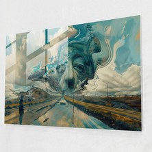 Painted Anarchy Rüya Gibi Salvador Dali Cam Sanatı - Salvador Dali, Cam Sanatı, Modern Sanat, Duvar Dekorasyonu, 45X30