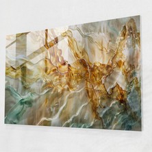 Painted Anarchy Michelangelo Sistine Splendor Cam Duvar Sanatı - Michelangelo, Zarif, Ev Dekorasyonu, Cam Duvar Sanatı, 45X30