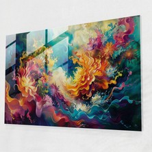 Painted Anarchy Michelangelo Duvar Dekorasyonu - Michelangelo, Ev Dekorasyonu, Cam Baskı, Cam Duvar Sanatı, 45X30