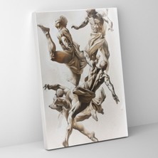 Painted Anarchy Maniyerizm Duvar Tablosu - Maniyerizm, Duvar Sanatı, Kanvas Tablo, Ev Dekorasyonu, 30X50