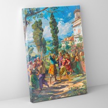 Painted Anarchy Rönesans Sahnesi Kanvas Tablo - Raffaello Sanzio, Duvar Sanatı, Rönesans Figürleri, Raffaello Sanzio, 30X50