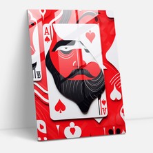 Painted Anarchy Cam Duvar Sanatı Oyun Kartları - Oyun Kartları, Büyük Boy Oyun Kartları, Oyun Kartları, Canlı Fon, 30X45