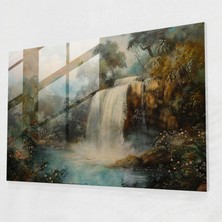 Painted Anarchy Ön Raphael Kardeşliği Cam Baskı - Romantik Şelale Manzarası - Ön Rafael Kardeşliği, Romantik, Sakin, Ön Rafael Kardeşliği, 35X25