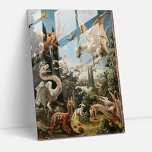 Painted Anarchy Fantastik Raffaello Sanzio Cam Duvar Sanatı - Raffaello Sanzio, Cam Duvar Sanatı, Yaratıcılık, Efsanevi Yaratıklar, 30X45