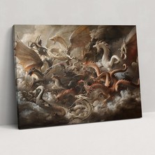 Painted Anarchy Michelangelo Duvar Dekorasyonu - Michelangelo, Kanvas Tablo, Duvar Sanatı, Ev Dekorasyonu, 50X30
