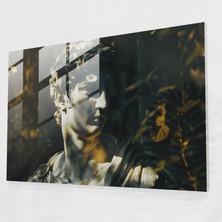 Painted Anarchy Michelangelo Cam Duvar Sanatı Klasik Heykel - Michelangelo, Ev Dekorasyonu, Duvar Dekorasyonu, Michelangelo, 45X30