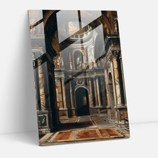 Painted Anarchy Mimari Cam Baskı - Raffaello Sanzio, Modern Sanat, Cam Sanatı, Cam Baskı, 30X45