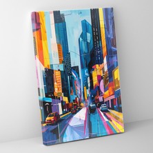 Painted Anarchy Popart Tarzı Kanvas Tablo - Popart, Duvar Sanatı, Duvar Dekorasyonu, Parlak Renkler, 30X50