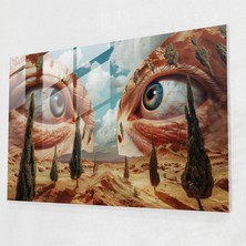 Painted Anarchy Salvador Dali Optik Illüzyon Cam Sanatı - Salvador Dali, Cam Sanatı, Duvar Dekorasyonu, Modern Sanat, 45X30