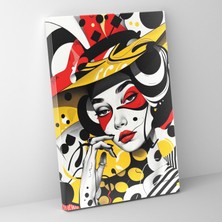 Painted Anarchy Popart Tarzı Çizgi Film Karakterleri Duvar Sanatı - Popart, Kanvas Tablo, Popart Tarzı, Eğlenceli Desenler, 30X50