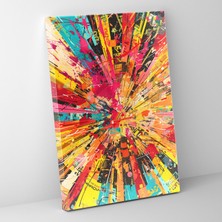 Painted Anarchy Popart Tarzı Duvar Tablosu - Popart, Duvar Sanatı, Kanvas Tablo, Ifadeler, 30X50