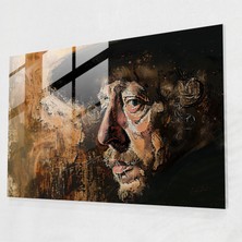 Painted Anarchy Rembrandt Cam Baskı - Otoportre - Rembrandt, Modern Sanat, Cam Sanatı, Cam Baskı, 45X30