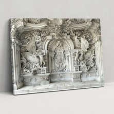 Painted Anarchy Michelangelo Duvar Sanatı - Karmaşık Mimari - Michelangelo, Ev Dekorasyonu, Kanvas Tablo Duvar Sanatı, Michelangelo, 50X30