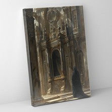 Painted Anarchy Gizemli Pelerinli Figürler Maniyerizm Duvar Sanatı - Maniyerizm, Duvar Süslemesi, Kanvas Tablo, Ev Dekorasyonu, 30X50