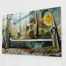 Painted Anarchy Pablo Picasso Gerçeküstü Cam Baskı - Pablo Picasso, Modern Sanat, Duvar Dekorasyonu, Cam Sanatı, 45X30